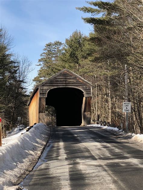 Corbin Covered Bridge In Newport New Hampshire Spanning Flickr