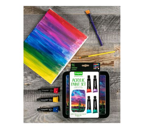 Signature Acrylic Paint Set, 16 Count | Crayola.com | Crayola