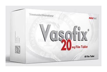 VASOFIX 20 MG 60 FILM TABLET - 2023 Fiyatı