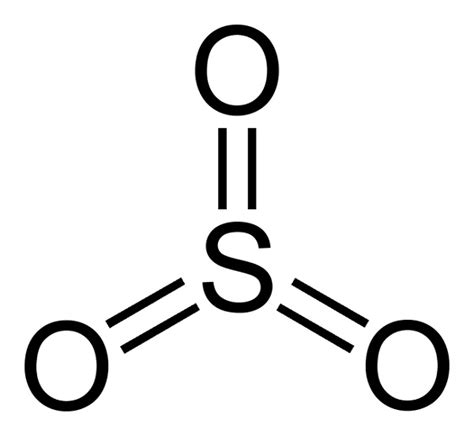 三酸化硫黄SO3構造特性リスク用途 化学 2025