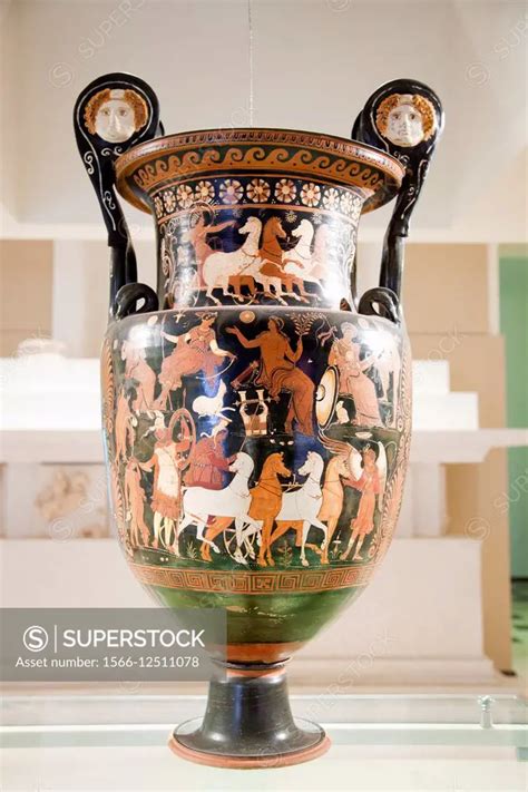 Apulian Red Figure Volute Krater Around B C National