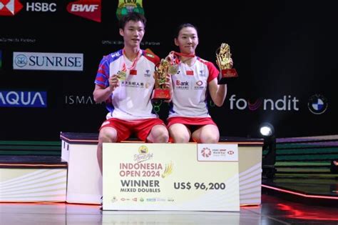 PBDJARUM Kapal Api Indonesia Open 2024 Jiang Zhen Bang Wei Ya Xin