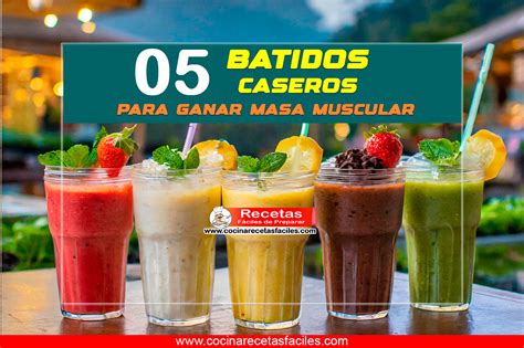 Batidos Caseros Para Ganar Masa Muscular