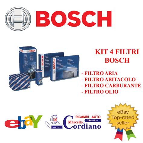 KIT TAGLIANDO 4 FILTRI BOSCH BMW SERIE 1 118d 118 D E87 1 EBay