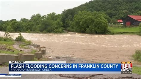 Flash Flooding Concerns In Franklin County Youtube