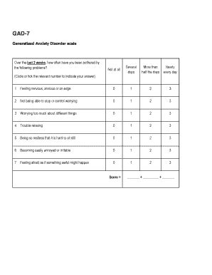 gad7 scoring card - Edit Online, Fill Out & Download Forms in Word ...