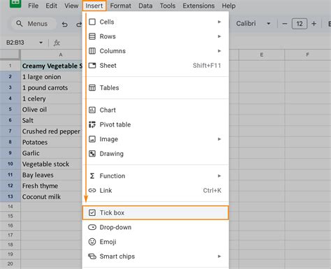 How To Make A Checkmark In Google Sheets And Insert A Cross Symbol To