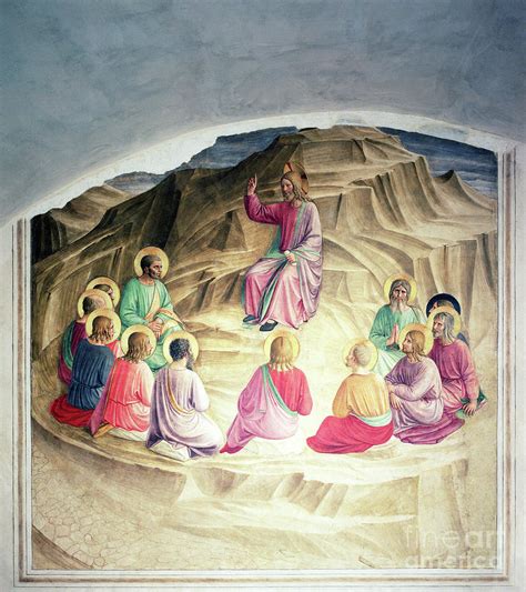 The Sermon On The Mount Painting By Fra Angelico Pixels