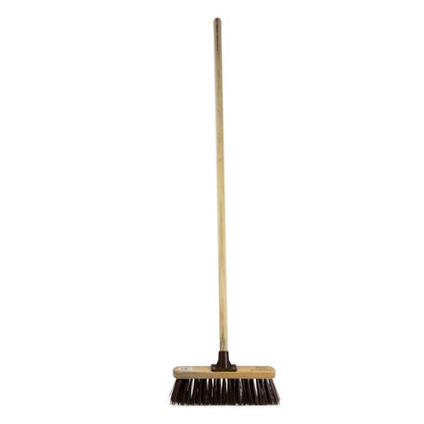 12 Newman And Cole Stiff Synthetic Broom Head With Plastic Bracket Su