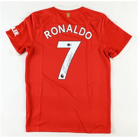 Cristiano Ronaldo Signed Manchester United Adidas Jersey Beckett