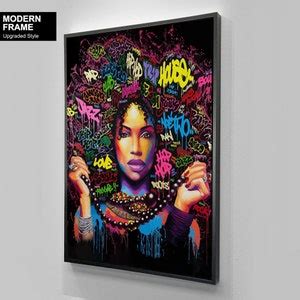 Black Woman Graffiti Art, African American Woman Art, Black Girl ...