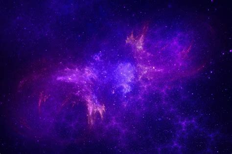 Purple And Blue Space Wallpaper