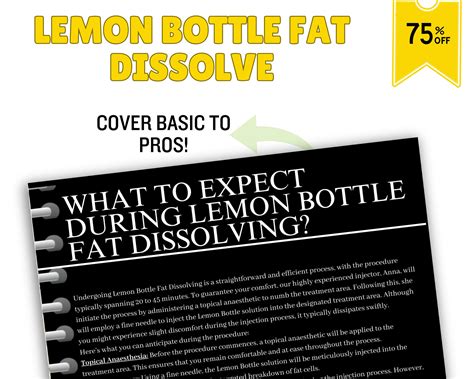 Lemon Bottle Fat Dissolving Training Manual Lemon Bottle Fat Dissolve