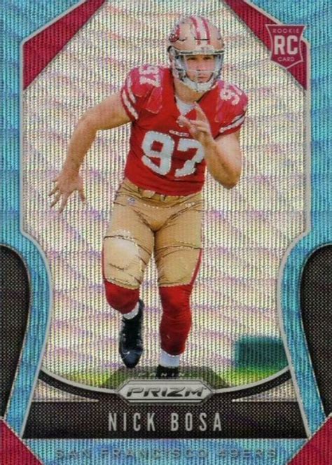 Nick Bosa 2019 Prizm Blue Wave 311 Price Guide Sports Card Investor