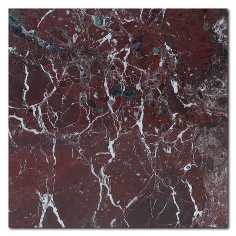 Rosso Levanto Polished Marble Tile 12x12 Marblex Corp