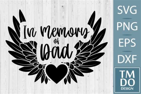 In Loving Memory Of Dad Graphic By Tmdodesign · Creative Fabrica