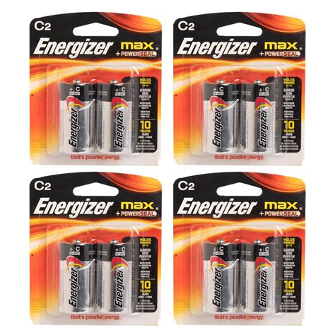 Energizer 8 Pack C Batteries Alkaline Batteries C Size Battery C