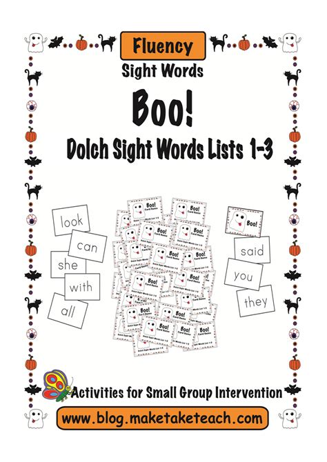 Boo! A Fun Halloween Game - Make Take & Teach