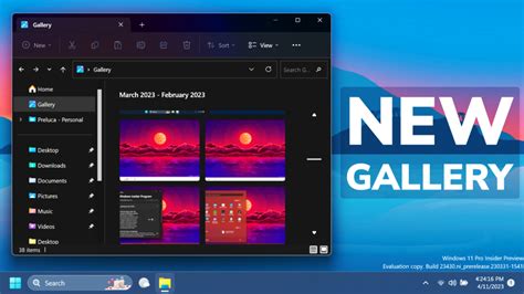 How To Enable New Gallery Section In File Explorer With New Options In