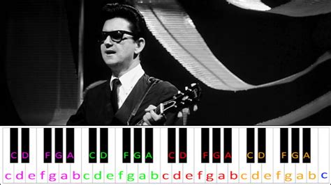 Crying by Roy Orbison | Piano Letter Notes