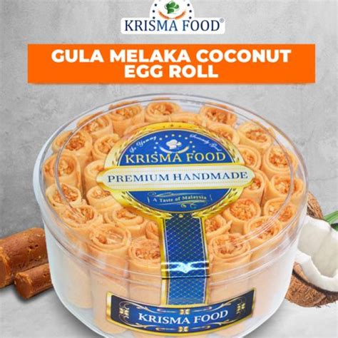 Jual Krisma Food Egg Roll Gula Melaka Coconut Shopee Indonesia