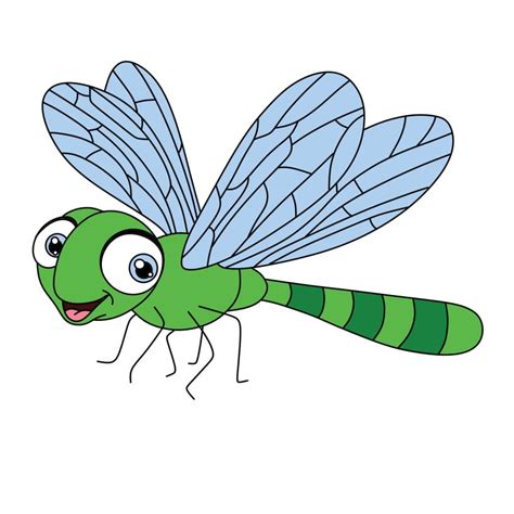 Dragonfly Drawing Tutorial How To Draw Dragonfly Step By Step Clip