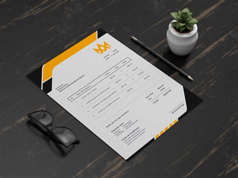 Invoice design on Behance