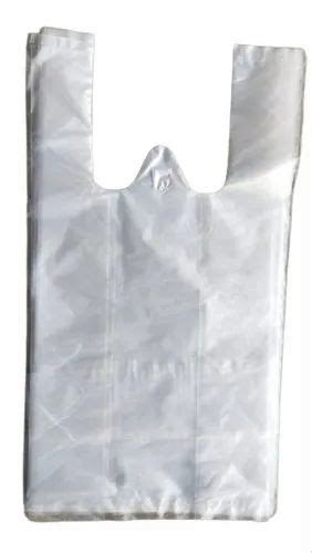 Plastic W Cut Plain White Poly Bag For Shopping Capacity 2 Kg At Rs