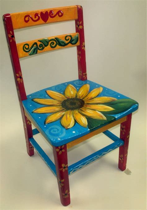 Funky Wooden Chair Painting Ideas