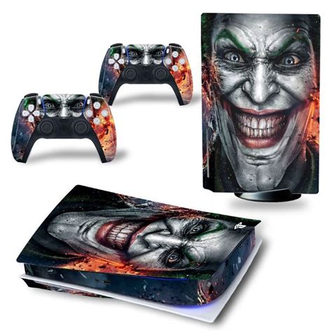 Ps5 Skins Joker Theme Vinyl Decal Cover For Sony Playstation 5 Batman