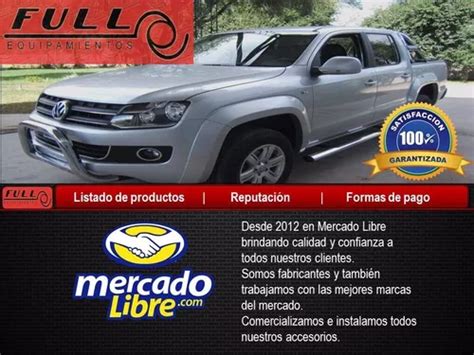 Defensa Baja Talampaya Negra Amarok Hilux Ranger S10 Toro En Venta En