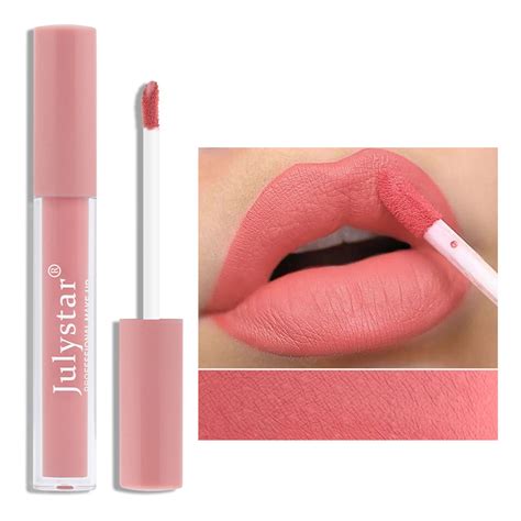 Niviya Lipstick Liquid Lipstick With Lip Plumper Makeup Velvety Long Lasting High Pigmented Nude