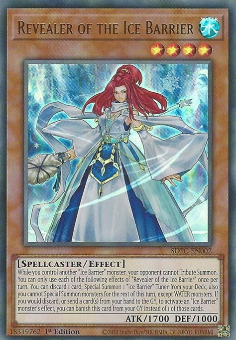 Revealer Of The Ice Barrier Structure Deck Freezing Chains Yugioh