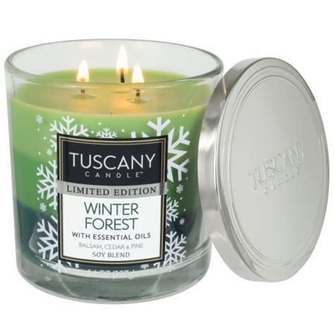 Tuscany Candle Limited Edition Winter Forest Scented Triple Pour Jar