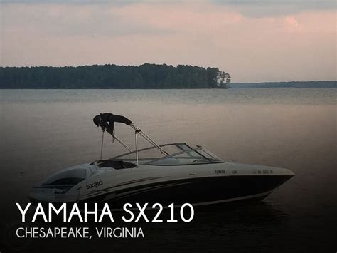 2006 Yamaha Sx210 Power Boat For Sale In Chesapeake Va