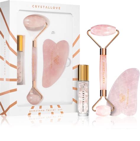 Crystallove Quartz Beauty Set Rose Kit Soins Visage Notinofr