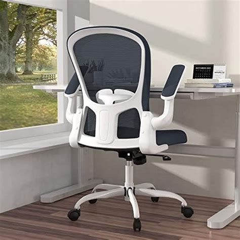 Office Chair, Ergonomic Home Office Desk Chairs with Wheels, Mid Back ...