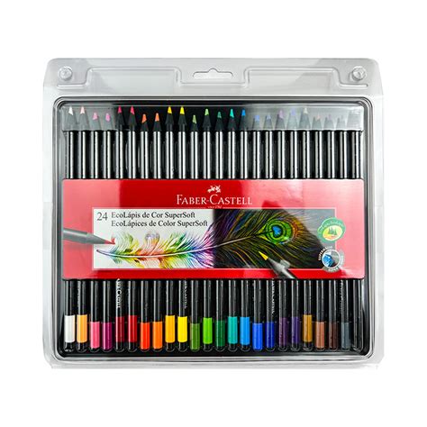 Set de 24 Lápices de Color Supersoft FABER CASTELL 120724SOFT