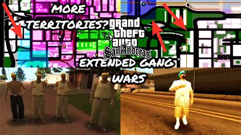 GTA San Andreas Beta Extended Gang Wars Mod Preview YouTube