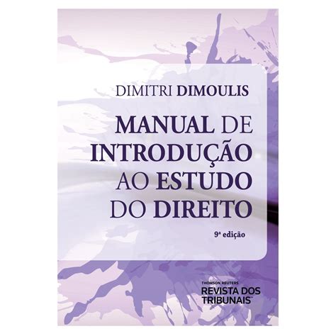 Manual De Introdução Ao Estudo Do Direito 9º Edição Livraria Rt