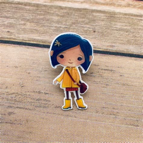 Coraline Inspired Broochlapel Pinbadge Etsy Ireland