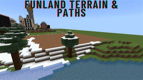 How To Build Stampy S Lovely World Funland Terrain Paths Part