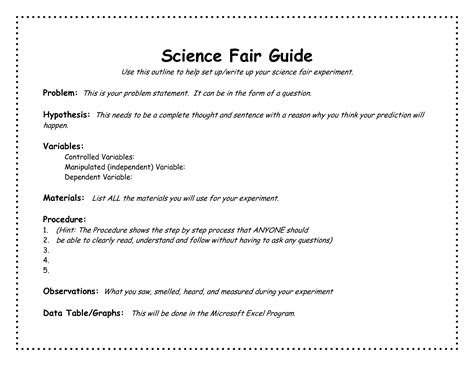 Science Fair Research Report