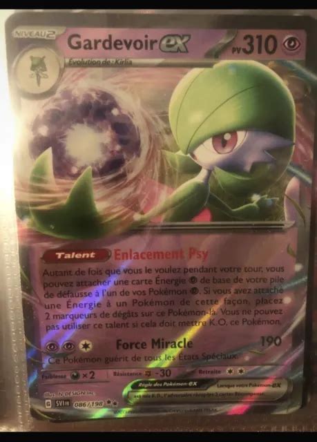 Carte Pokemon Gardevoir Ex Sv Fr Carlate Et Violet Eur