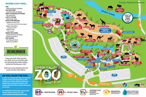 Lehigh Valley Zoo Map and Brochure (2016 - 2023) | ThemeParkBrochures.net