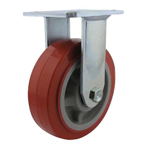 150mm Poly Nylon Wheel 400kg Capacity Castor Fixed L T Venables