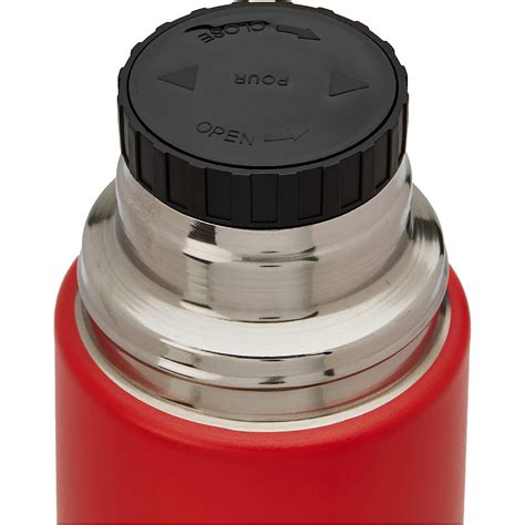 Thermos L Duravac Slimline Flask Red Thermos