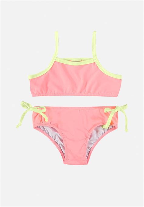 Upf Sun Protection Swimming Bikini Pink Quimby Swimwear Superbalist