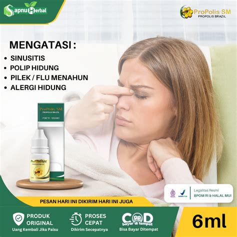 Jual Obat Sinusitis Pilek Menahun Alergi Hidung Gurah Hidung Polip