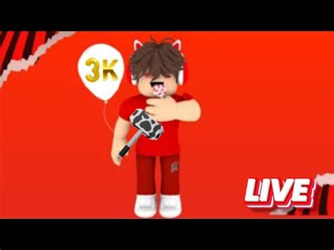 LIVE ESPECIAL 3K DE INCRITOS Sorteio De Robux YouTube